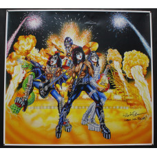 1979 Bally Kiss Backglass Promotional Poster