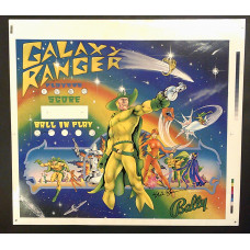 Original Bally Galaxy Ranger Backglass Artist Proof